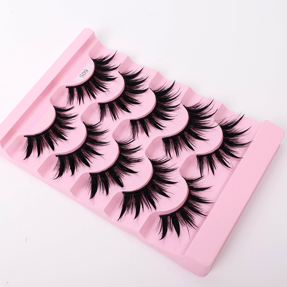 Yiernuo 1/5 Pairs Cosplay Anim - Eyelash Extension Wet Look recension och pris