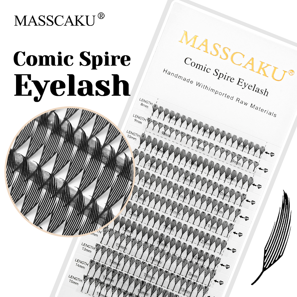 Hot Sale MASSCAKU Faux Mink Fe - Eyelash Extension Anime Style recension och pris