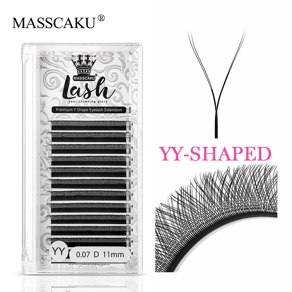 MASSCAKU Hot Selling Natural P - Lash Fan Volume recension och pris