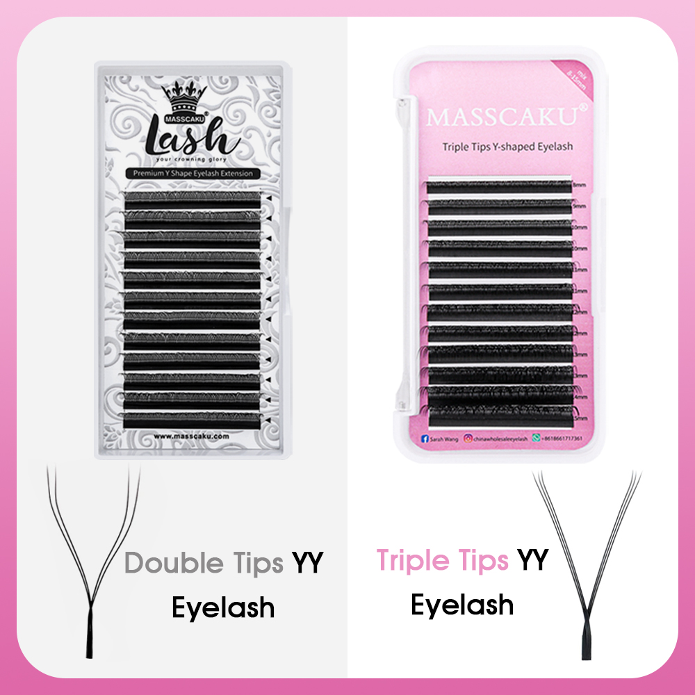 MASSCAKU Hot Selling Natural P - Lash Fan Volume recension och pris