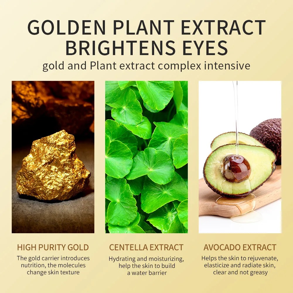 120pcs Avocado Golden Collagen - Eye Pad Collagen recension och pris