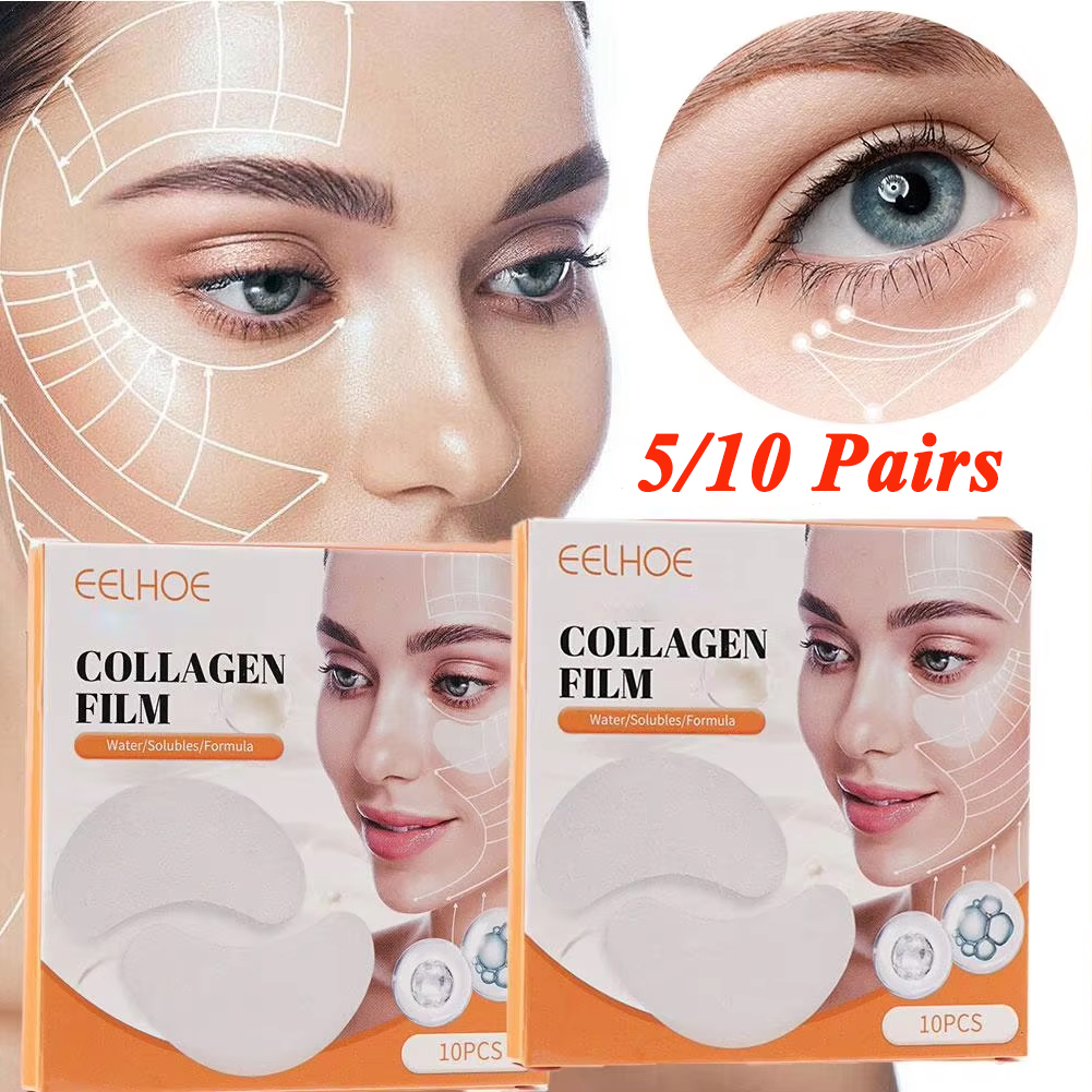 5/10Pairs Collagen Soluble Fil - Eye Pad Collagen recension och pris