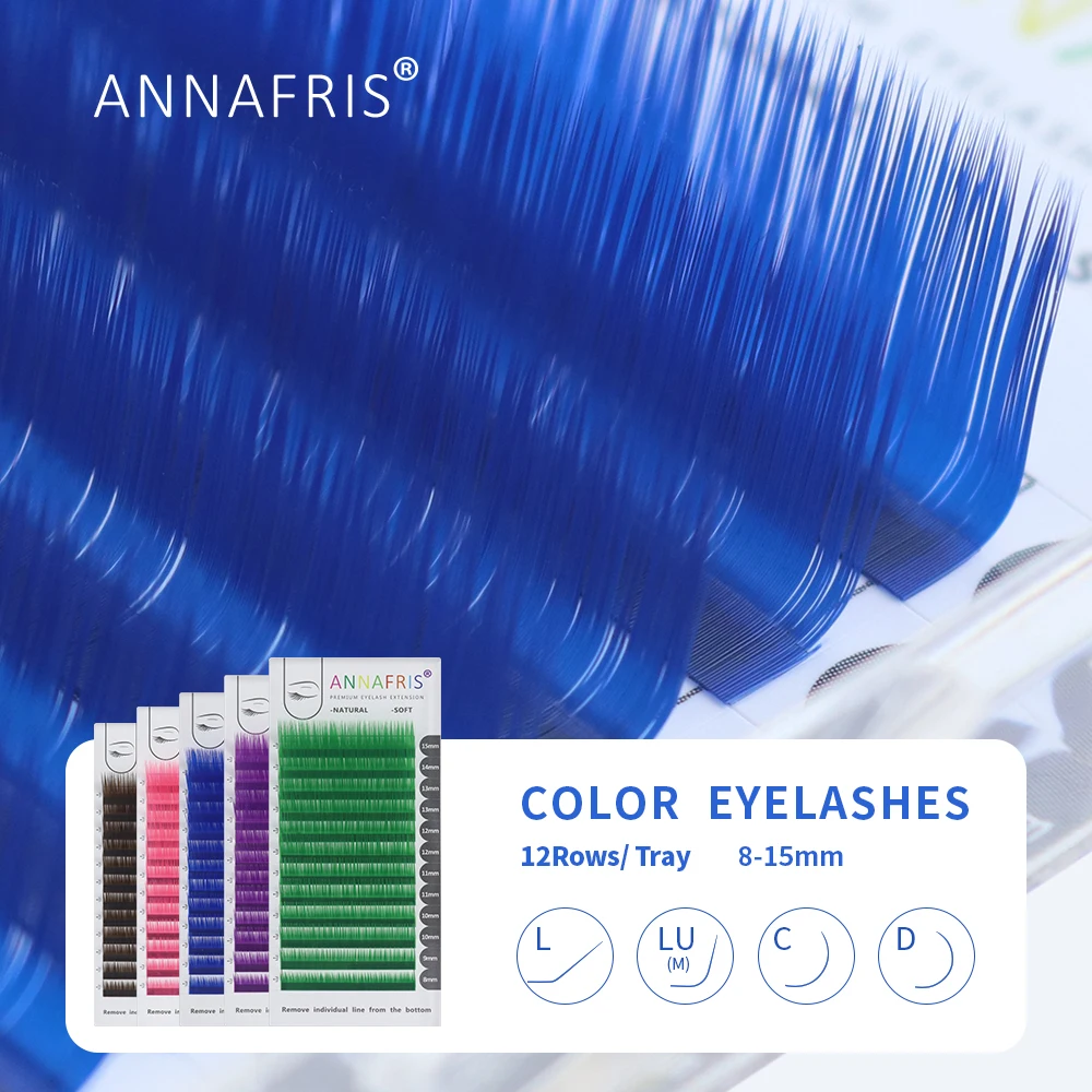ANNAFRIS Individual Colored Ey - Eyelash Extension Review recension och pris