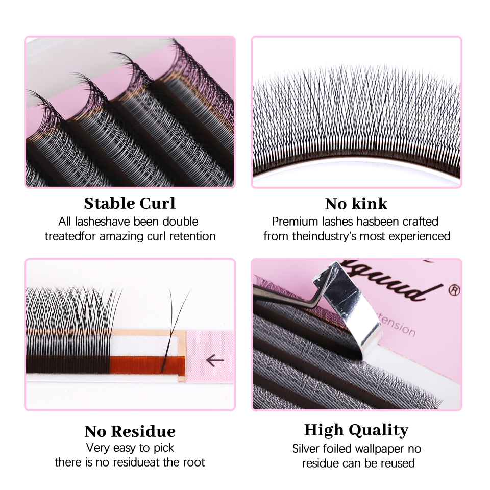AGUUD YY Eyelash Extensions Ul - Lash Fan Volume recension och pris