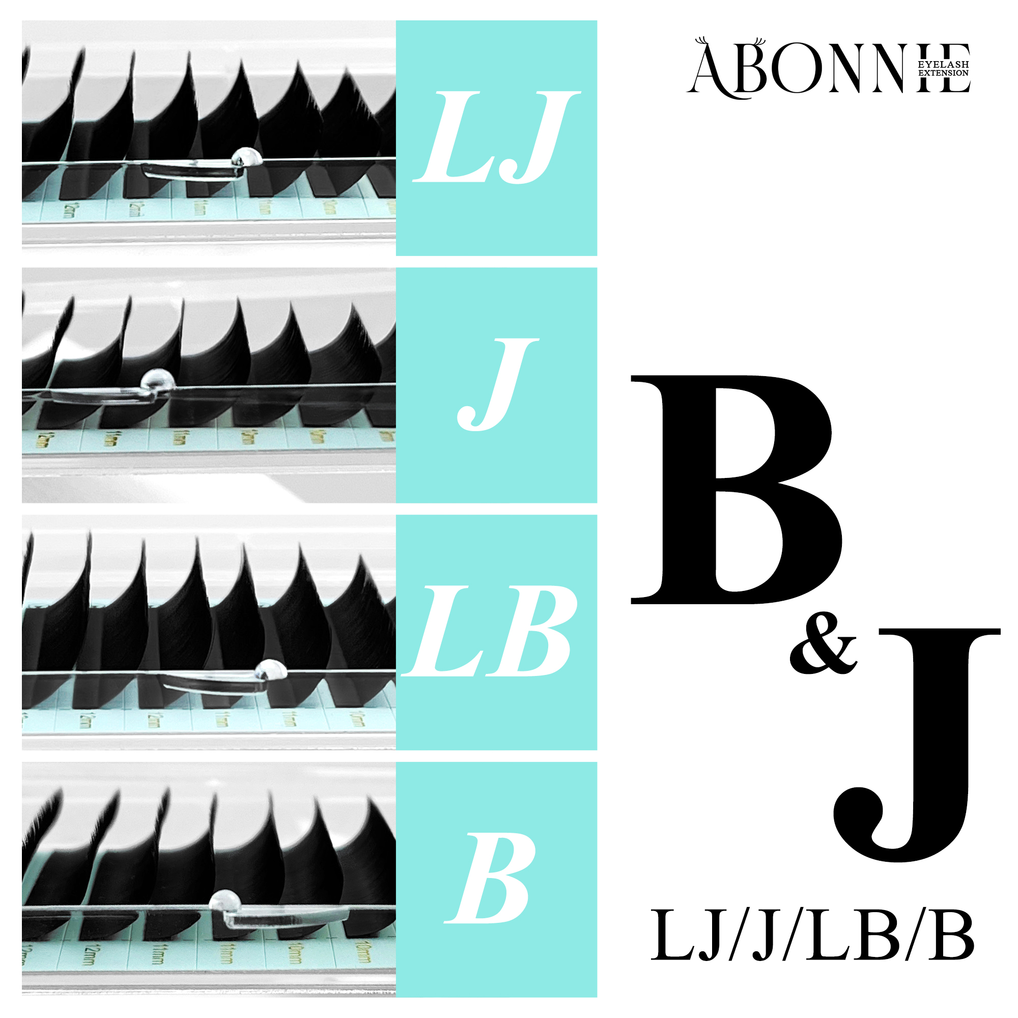 Abonnie J Curl Cashmere Lashes - Eyelash Extension Natural Classic recension och pris