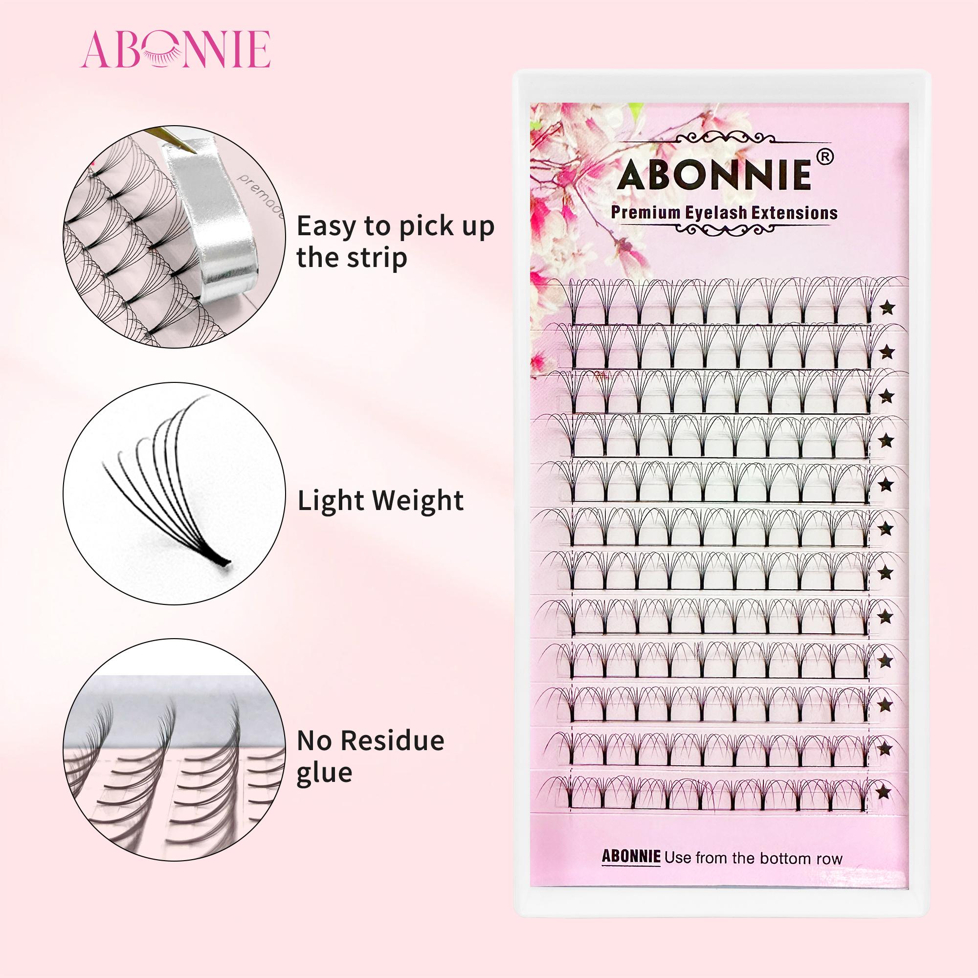 Short Base Fan Ruassian Volume - Eyelash Extension Japan recension och pris