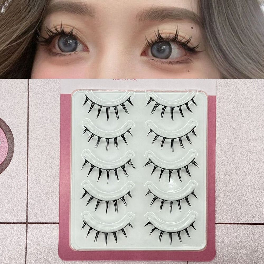 5 Pairs Pack Japanese Cosplay  - Faux Mink Lash recension och pris