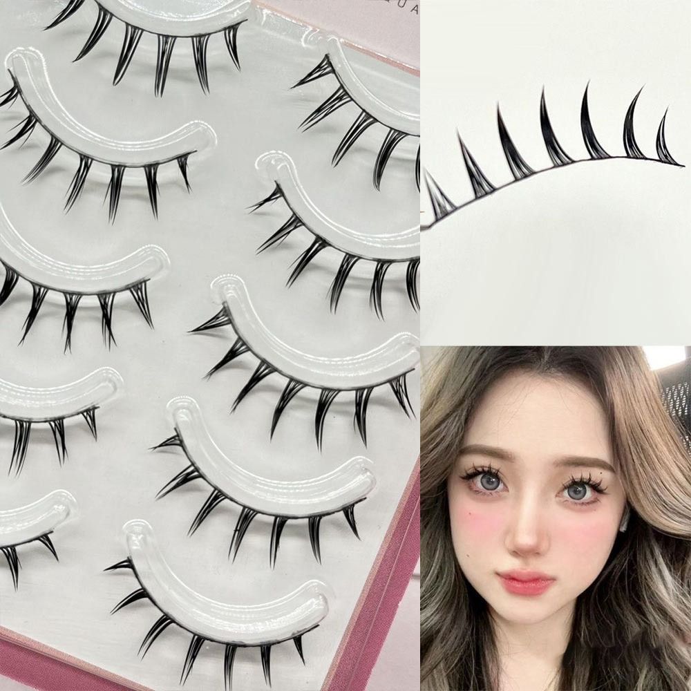 5 Pairs Pack Japanese Cosplay  - Faux Mink Lash recension och pris