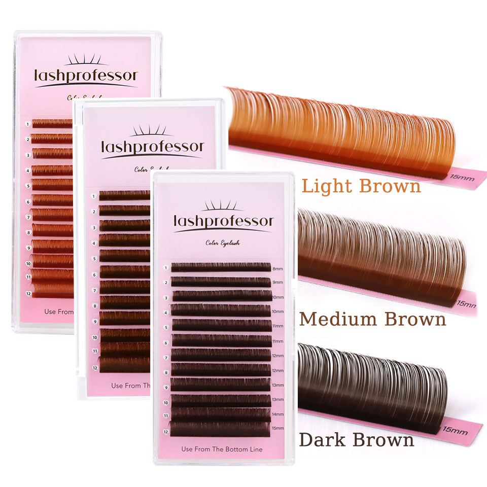 Cocoa Chocolate Brown Eyelashe - Eyelash Extension Natural Classic recension och pris