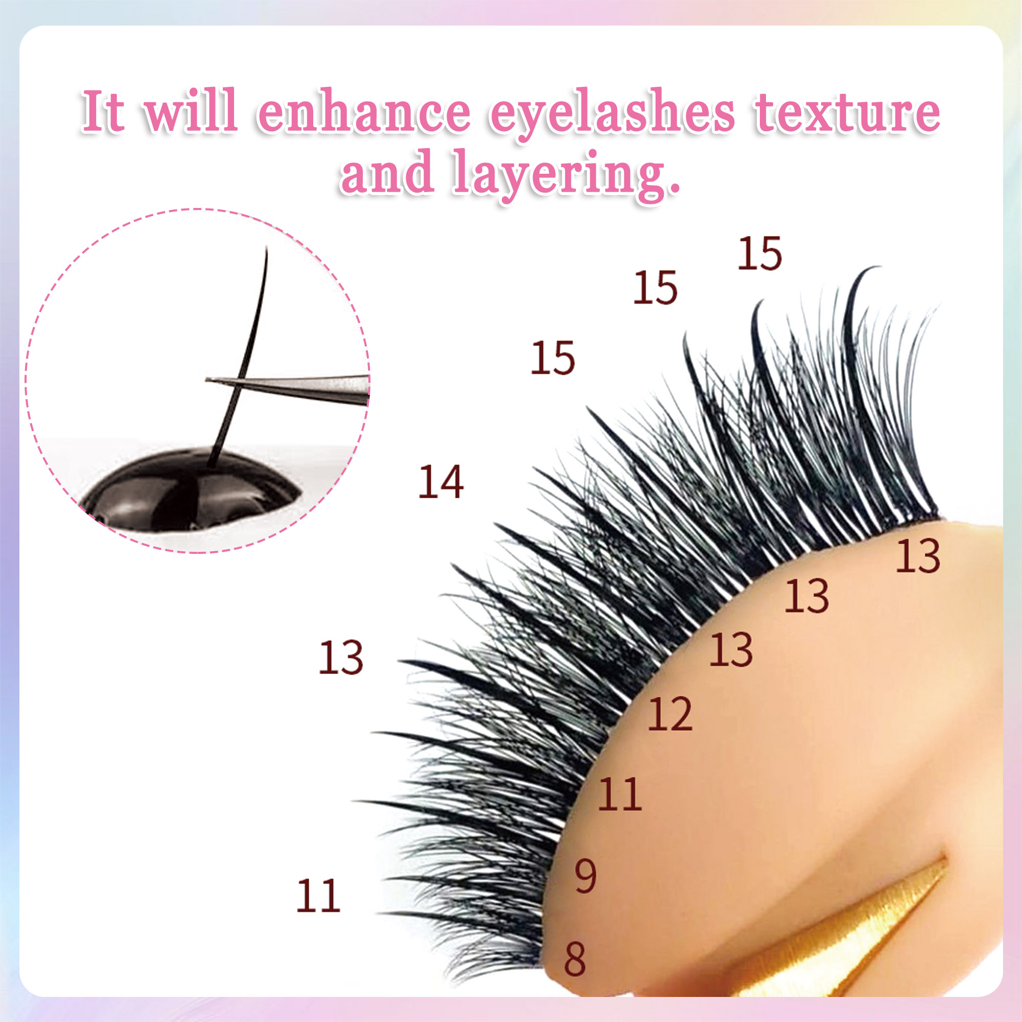 CoMango Spikes Lash Extension  - Eyelash Extension Natural Classic recension och pris