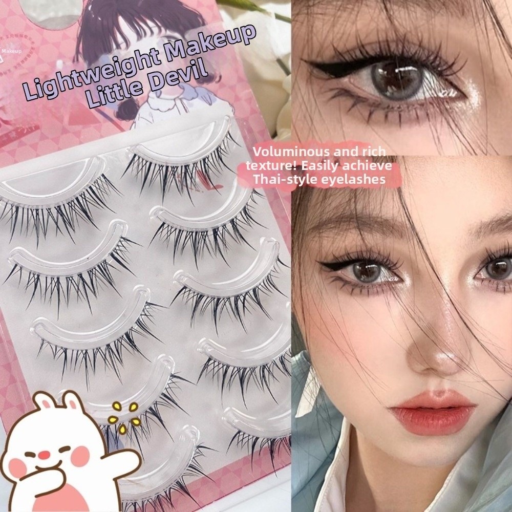 Black Anime Cartoon False Eyel - Eyelash Extension Anime Style recension och pris