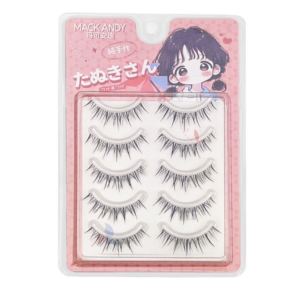 Black Anime Cartoon False Eyel - Eyelash Extension Anime Style recension och pris