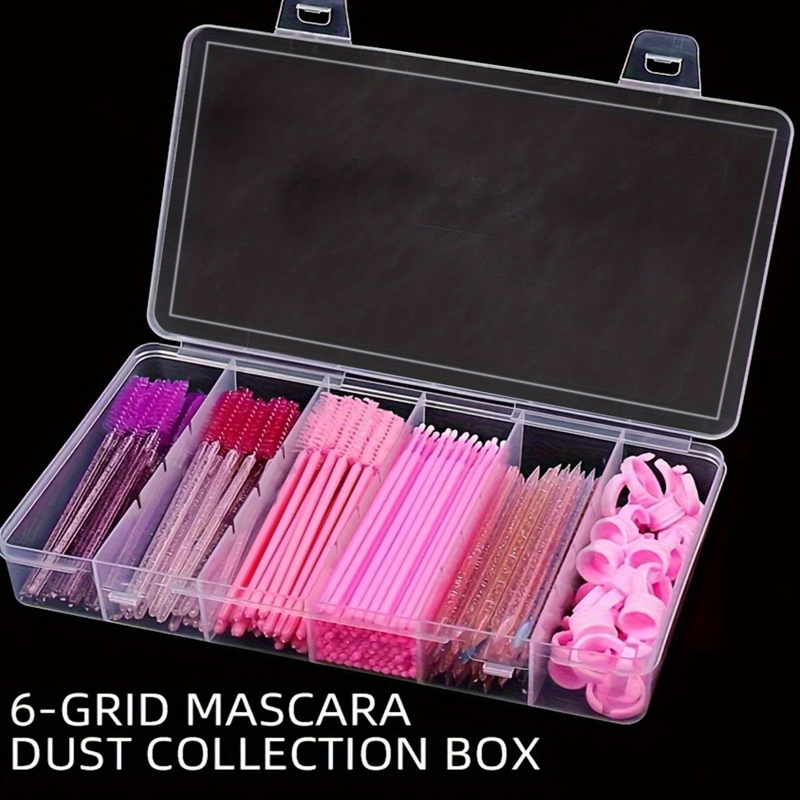 6-compartment storage box, pla - Eyelash Extension Course recension och pris