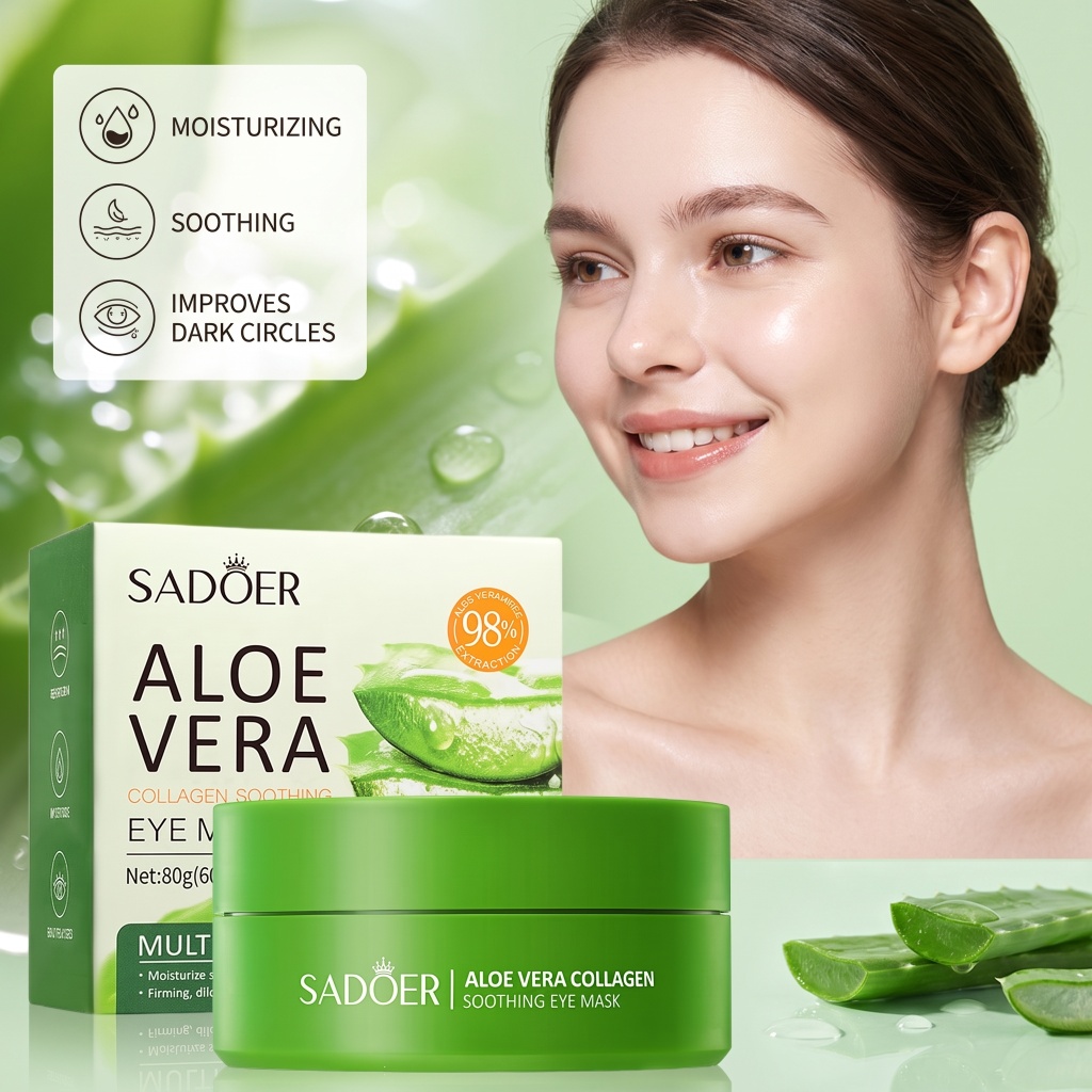 60pcs Aloe Vera Collagen Eye M - Eye Pad Collagen recension och pris