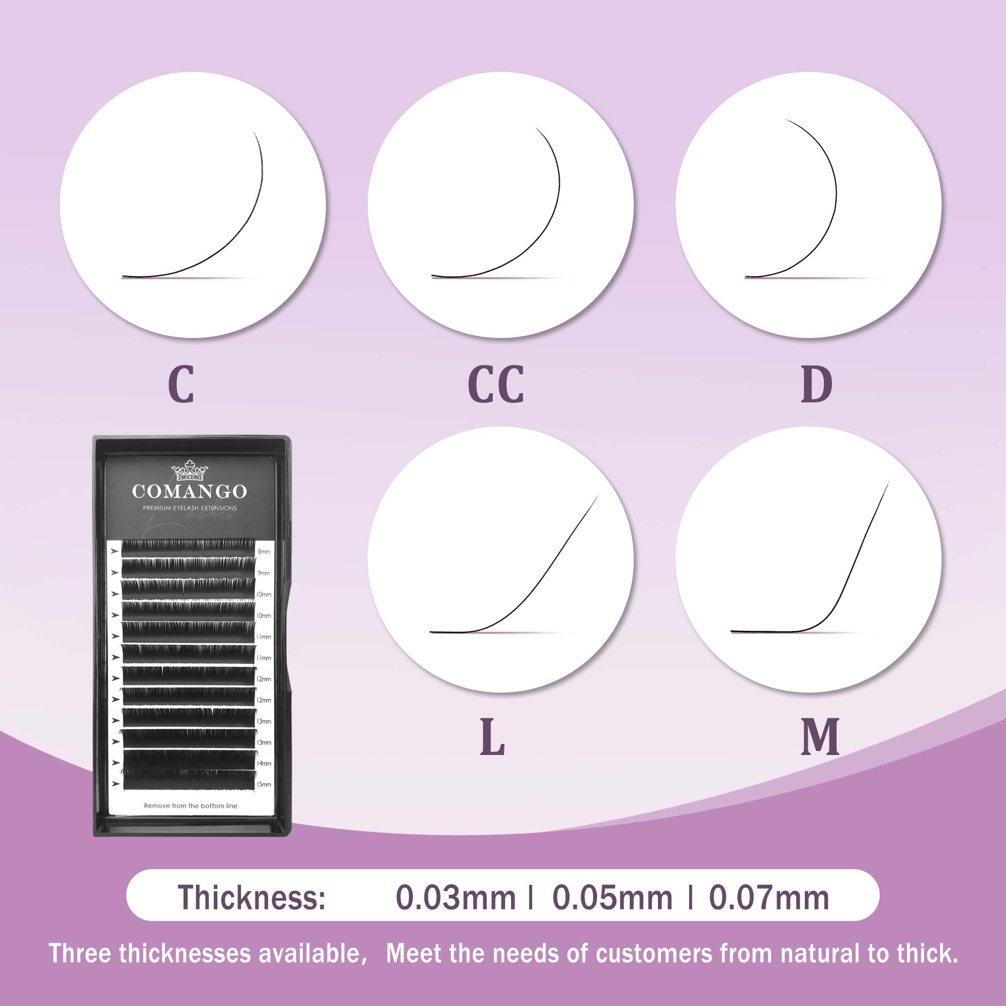 5pcs Newly Upgraded Classic In - Eyelash Extension Natural Classic recension och pris