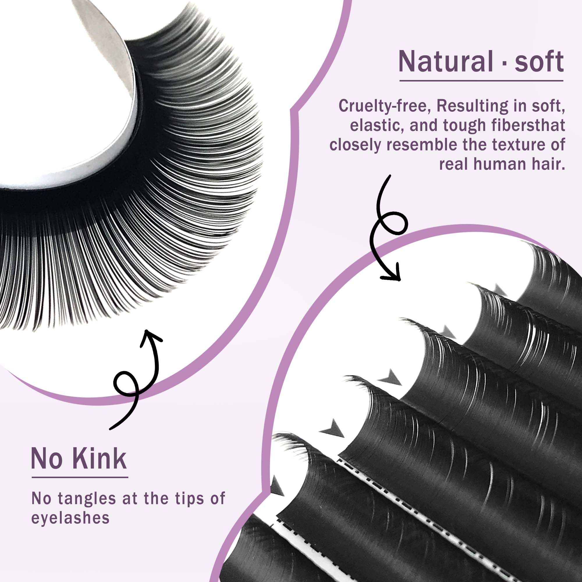 5pcs Newly Upgraded Classic In - Eyelash Extension Natural Classic recension och pris