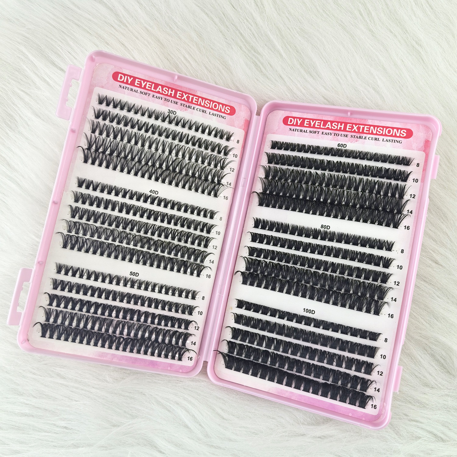 1 Box Eyelash Book - DIY Natur - Eyelash Extension Anime Style recension och pris