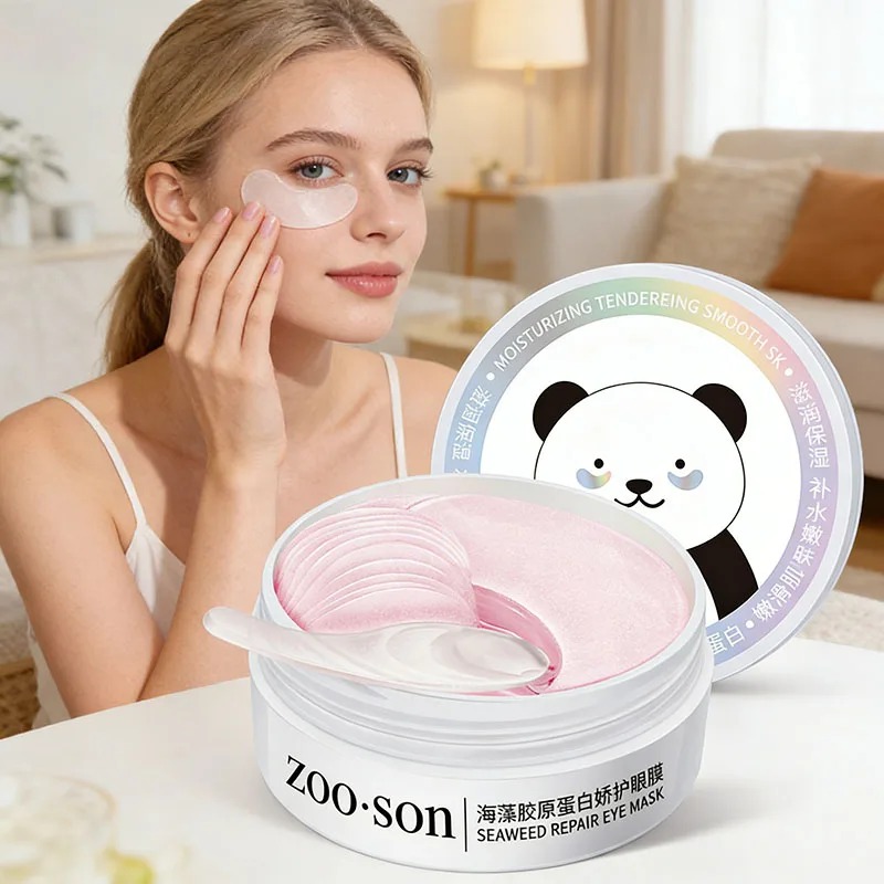 60Pcs Gold Crystal Collagen Ey - Eye Pad Collagen recension och pris
